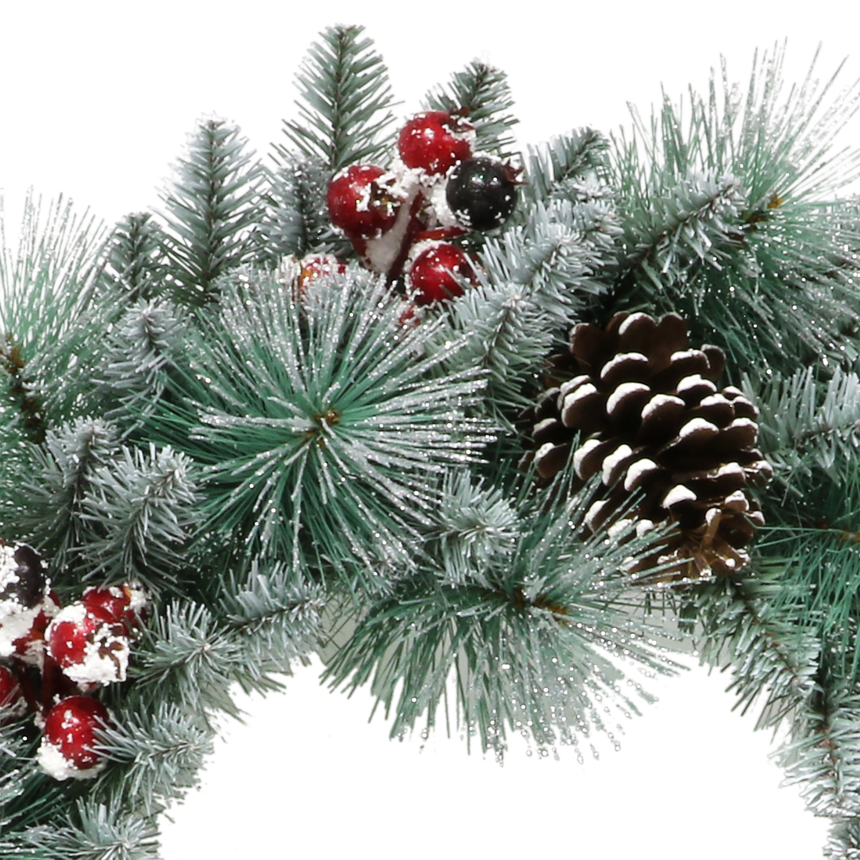 24in Sterling Spruce Wreath